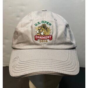 US Open Oakmont 2016 Golf hat cap 7 1/2 USGA Member strap beige